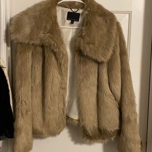 Banana Republic Faux Fur Coat